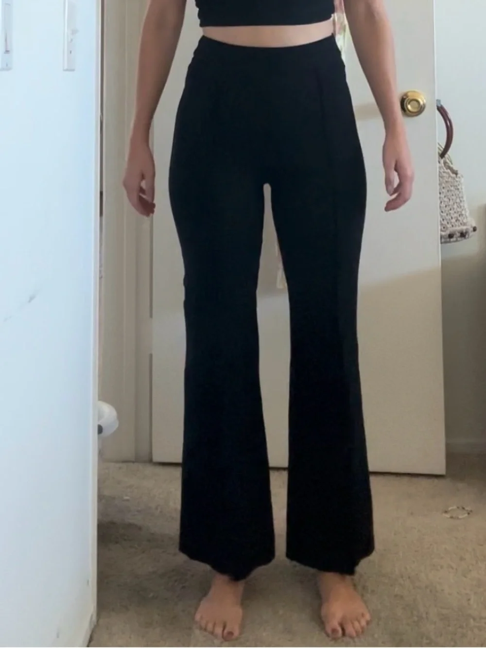 SPANX The Perfect Pant High Rise Flare Black Size Medium